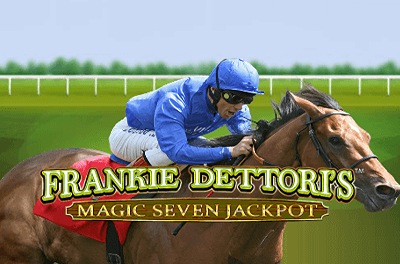 frankie dettoris magic seven jackpot slot logo