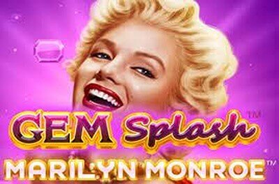 gem splash marilyn monroe slot logo