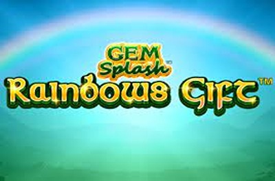 gem splash rainbows gift slot logo