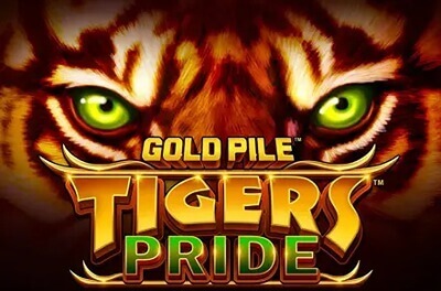 gold pile tigers pride slot logo