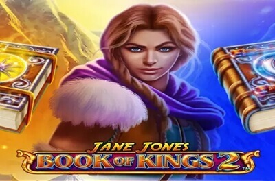 jane jones book of kings 2 slot logo