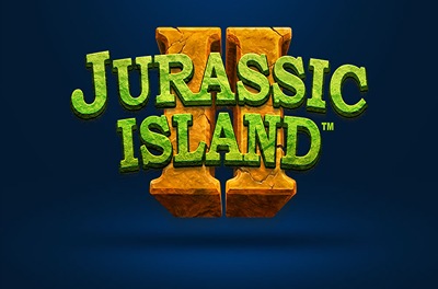 jurassic island 2 slot logo