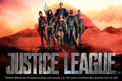 justice league slot logo