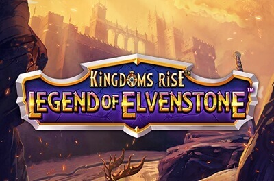 kingdom rise legend of elvenstone slot logo