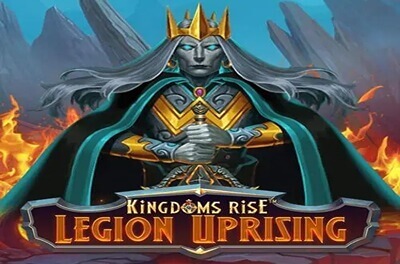 kingdoms rise legion uprising slot logo