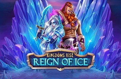 kingdoms rise reign of ice slot logo