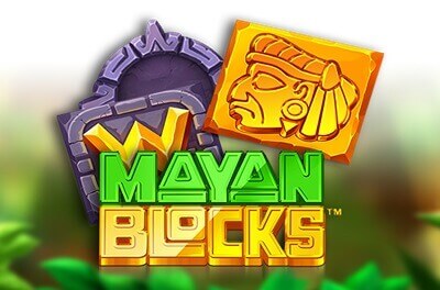 mayan blocks slot logo