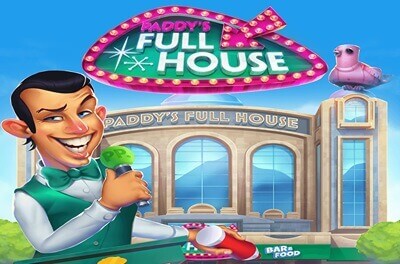 paddys full house slot logo