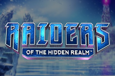 raiders of the hidden realm slot logo