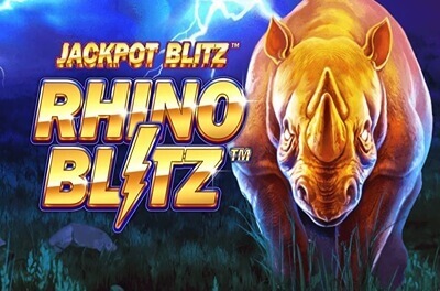 rhino blitz slot logo