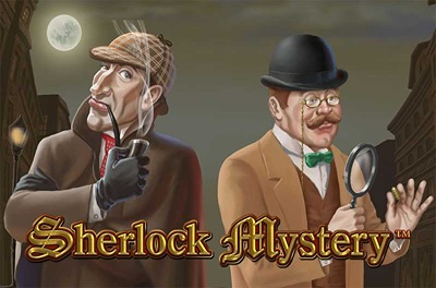 sherlock mystery slot logo