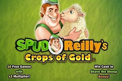 spud o reillys crops of gold slot logo