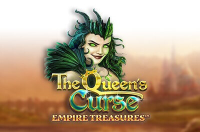 the queens curse empire treasures slot logo