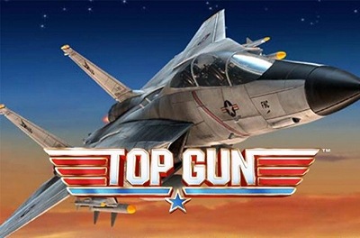 top gun slot logo