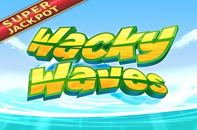 wacky waves slot logo