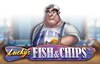 luckys fish chips slot logo