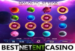 Игровой автомат Galactic Streak