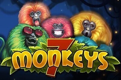 7 monkeys slot logo