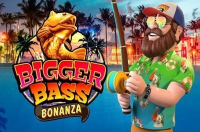 bigger bass bonanza slot logo