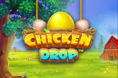 chicken drop slot logo