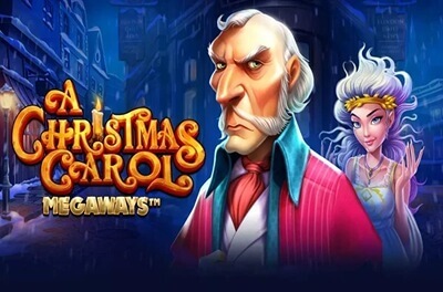 christmas carol megaways slot logo