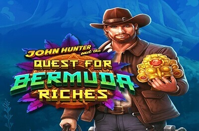 john hunter and the quest for bermuda riches slot logo