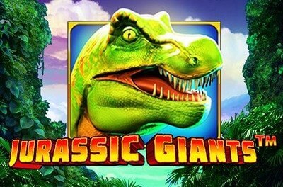 jurassic giants slot logo