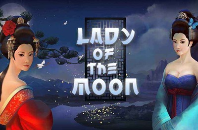 lady of the moon slot logo