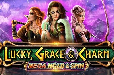 lucky grace and charm slot logo