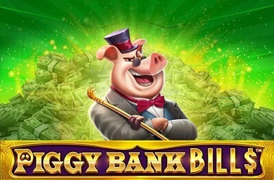 piggy bank bills slot logo