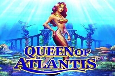 queen of atlantis slot logo