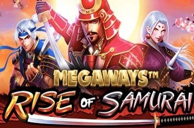 rise of samurai megaways slot logo