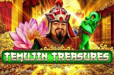 temujin treasures slot logo