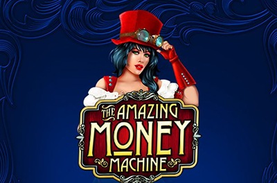 the amazing money machine slot logo