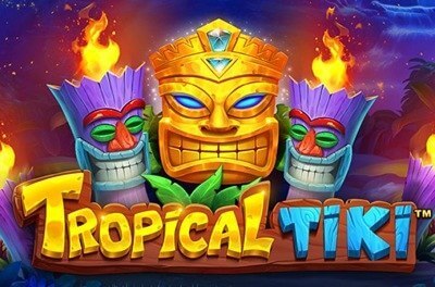 tropical tiki slot logo