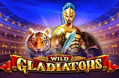 wild gladiators slot logo