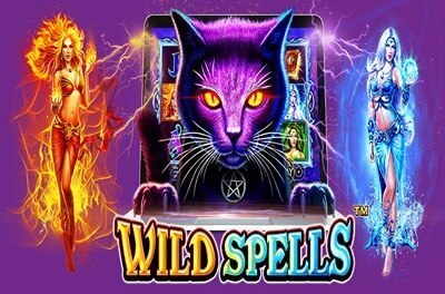 wild spells slot logo