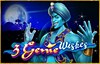 3 genie wishes slot logo