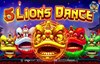 5 lions dance slot logo