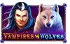 vampires vs wolves slot logo