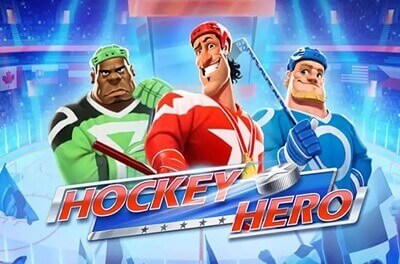 hockey hero slot logo