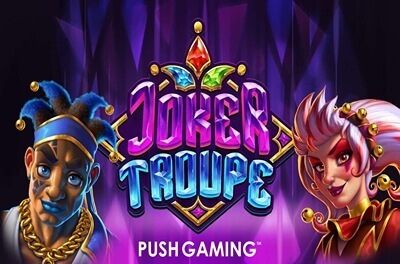 joker troupe slot logo