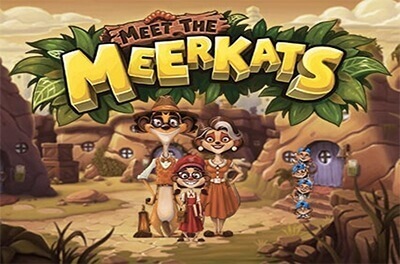 meet the meerkats slot logo