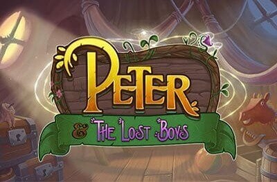 peter and the lost boys slot logo
