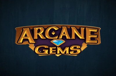 arcane gems slot logo