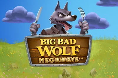 big bad wolf megaways slot logo