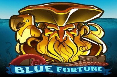 blue fortune slot logo