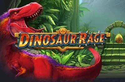 dinosaur rage slot logo