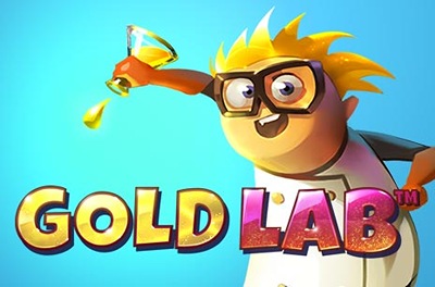 gold lab slot logo