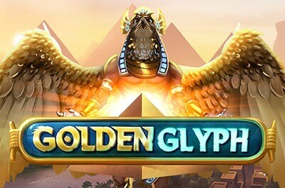 golden glyph slot logo